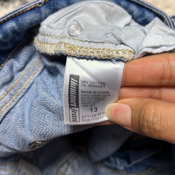 Distressed Boyfriend Fit Hammer Jeans size 13 - Picture 7 of 12